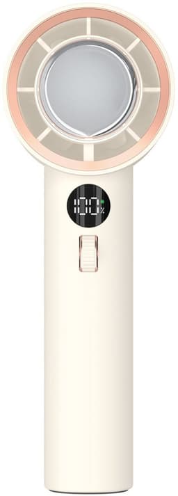 Portable Handheld Fan, Personal Turbo Fan with 1-100 Speed Adjustable, [15H Max Working Time] Rechargeable for Travel Outdoor, Gifts for Women Men — thumbnail 1