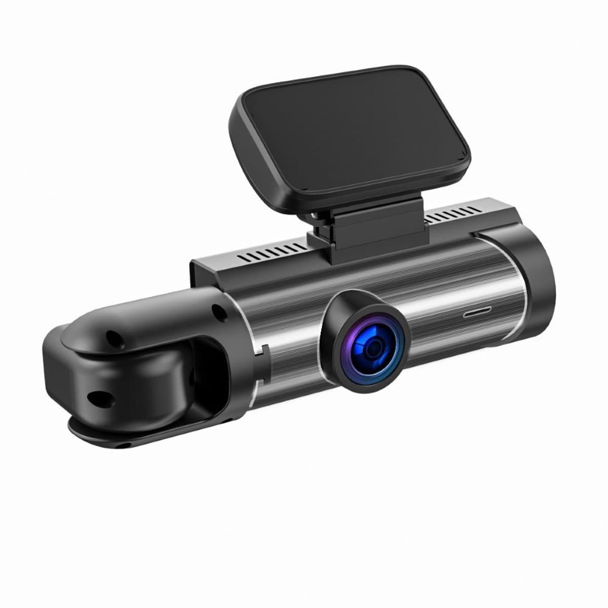 Dashcam voor en binnen dubbele camera, 1080P DVR Dashcam-rijrecorder met 3,16 inch IPS-scherm, 170° groothoekondersteuning, helder nachtzicht, botsingsvergrendeling en lusopname — afbeelding 1