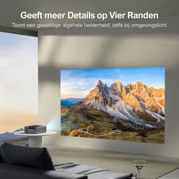 ULTIMEA Apollo P40 - Projector, 700 ANSI-Lumen, Native 1080P met Autofocus, 4K Home Cinema Beamer, Zwart — thumbnail 5
