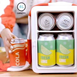 Lexium Mini Fridge for Drinks - Kleine Koelkast - Mini Koelkasten - Minibar - Mini Fridge - Mini Koelkast - Mini Koelkastje - — thumbnail 4