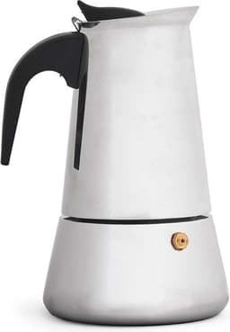 Kinvara Percolator Italiaans koffiezetapparaat - staal - zilver - 9kopjes - Koffiezetter — thumbnail 1