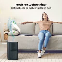 Auronic Luchtreiniger Fresh Pro met HEPA 13 Filter, Ionisator en Koolstoffilter - Ruimtes tot 65m² - CADR-waarde van 300m³/u - Air Purifier - Zwart — thumbnail 2