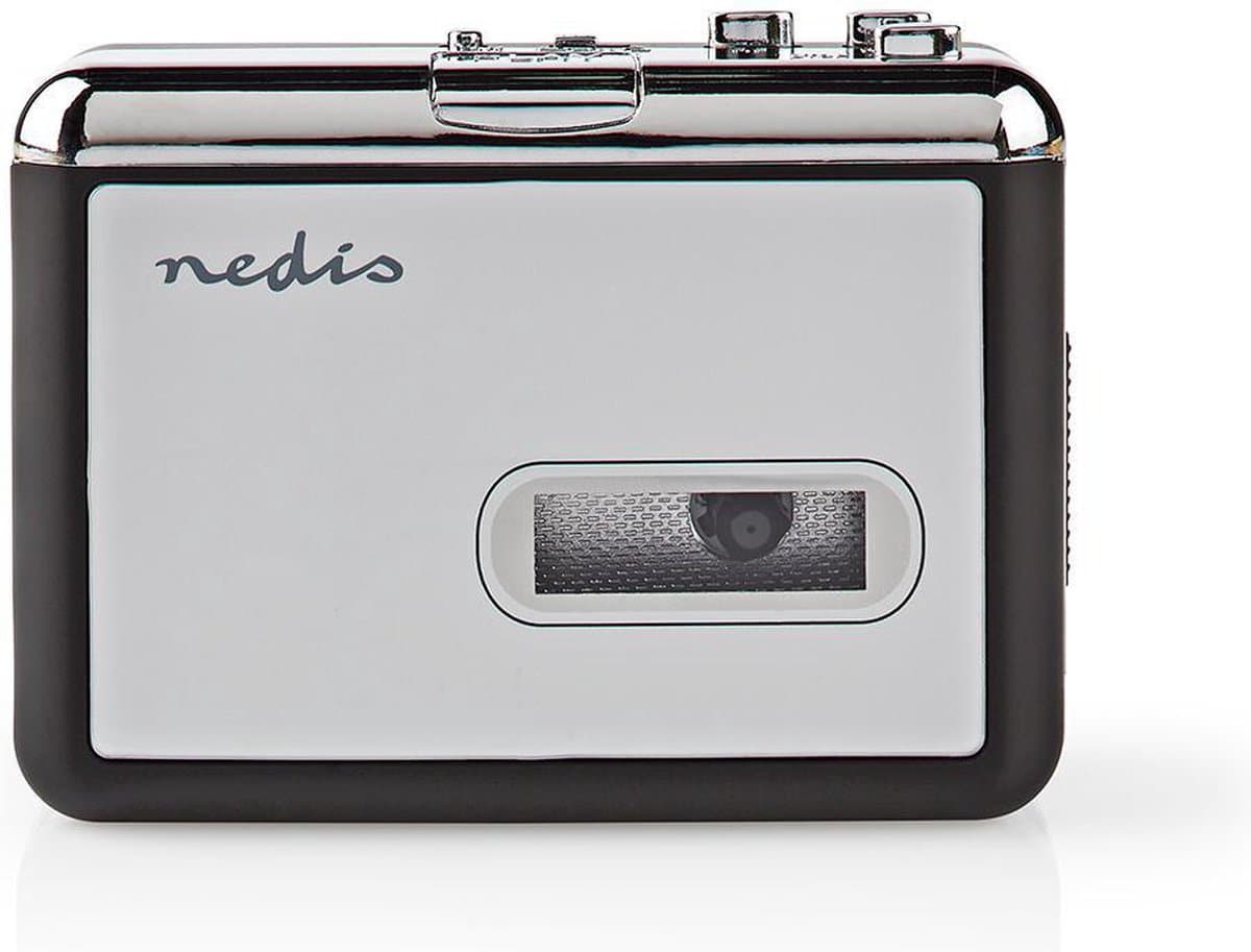 Nedis Cassetteadapter – Converter en Speler – Cassette naar MP3 – Draagbaar – Plug & Play — afbeelding 1