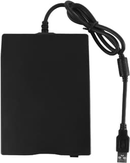 Externe Floppy Drive - USB Lezer - Oude Disks Lezen - Directe USB Aansluiting - 3.5 Inch - Zwart — thumbnail 5