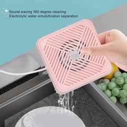 Mini Vaatwasser - Compacte Afwasser - Snel Vaat Reinigen - Dubbele Zuiveringstechnologie - 10 x 10 x 3 cm - Roze — thumbnail 3