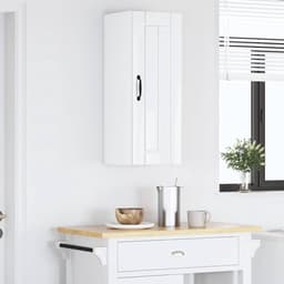 Lucca Rechthoekige afwasmachine van houtmateriaal, keukenkast Lucca hoogglans wit, 30 x 31 x 80 cm, vaatwasserpaneel voor moderne keukens met duurzame stabiliteit — thumbnail 3