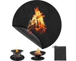 Vuurvaste BBQ Mat voor Onder de Grill, Beschermende Vloermat voor Open Haard en Kookplek, Ideaal voor Barbecue en Kamperen, 48 Inch Groot