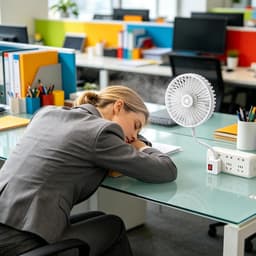 Persoonlijke Ventilator - Stille Kleine Fan - Comfort Verhogend - Directe Stopcontact Aansluiting - 12.2D x 17B cm - Uniek — thumbnail 3