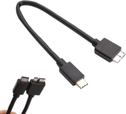 Externe Harde Schijf - Opslagapparaat - Gegevens Overzetten - 5 Gbit/s Snelheid - 5 TB - Zwart — thumbnail 4