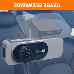 24 Zelfklevende Pads en Films voor Dashcam, 12 Stuks 5 x 3 cm en 12 Stuks 8 x 8 cm, Extra Sterke Hechting voor Veiligheid en Stabiliteit van Dashcams — thumbnail 4