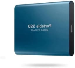Externe SSD-harde schijf - Draagbare opslag - Bestanden Opslaan - Plug-and-play gebruik - 1 TB - Blauw — thumbnail 1
