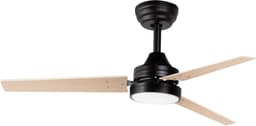 Jata JVTE4250 - Plafondventilator met verlichting - tot max 20 m2 - 106cm - met houteffect - zwart — thumbnail 5