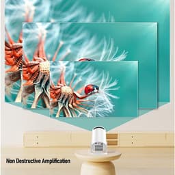 Allecto - Mini Projector met WiFi - 1080P Resolutie voor Buiten en Thuisbioscoop - 50 ANSI Lumens - Perfect voor Films en Presentaties - Handzaam e... — thumbnail 5