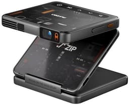 Aurzen ZIP Trifold Portable Projector Cyber Zwart - Pocket Beamer - Android & iOS - USB-C - Bluetooth - 5000 mAh — thumbnail 1