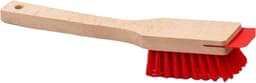 Grasmaaier Schraper - Onderhoudsborstel Gazon - Gazon Onderhoud - Roestvrij Metaal - 40 cm - Houten Borstel — thumbnail 1