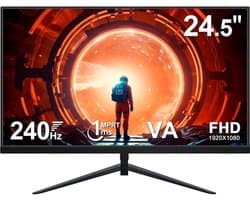 TIM® Gaming Monitor 240hz - Gaming Monitor - Zwart - 16cm x 56cm x 42cm