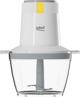 Mini Hakmachine - Keuken chopper - Snel ingrediënten hakken - Roestvrijstalen messen - 0.5 L - Wit — thumbnail 1