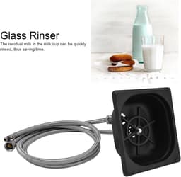Glazen Spoeler - Bekerwasser - Snel Reinigen - Automatische Spoeling - 20 x 18 x 13 cm - Zilver — thumbnail 4