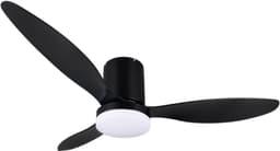 Fantiluxe - Magnus - Plafondventilator met verlichting - Zwart - Ø132cm - Afstandsbediening - Met lamp - Plafond ventilator - Slaapkamer — thumbnail 2