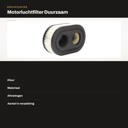 Dailygoods- Motorluchtfilter Hoge Sterkte - Duurzaam Luchtpreventiefilter - Vervanging voor Viking MB 448.1 T - Professioneel Vakmanschap - Betere Filtratie - Luchtfilter — thumbnail 3