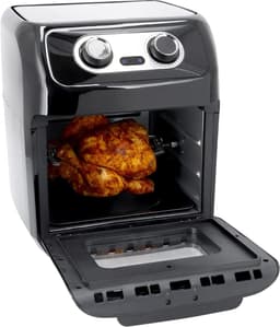 Heteluchtfriteuse Oven - Airfryer XXL - Gezond Koken - 12 Programma's - 12 Liter - Zwart — thumbnail 1