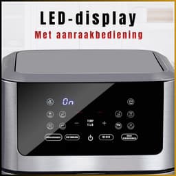 YOR® Heteluchtoven - Oven - Airfryer Oven - 25 Liter - Zilver - ‎38cm x 30cm x 37cm — thumbnail 3