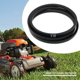 Dailygoods- Grasmaaier Riem Vervanging - 90"/89" Rubber Riem - Compatibel met Husqvarna/POULAN - OEM-nummers 532174368/532180808 - Schokbestendig - Zwart - Maaierriem — thumbnail 4