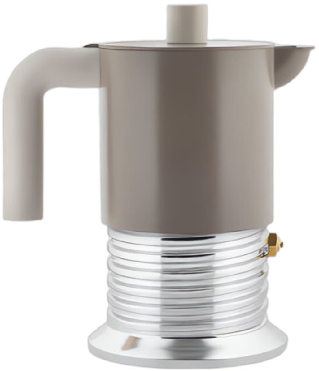 Alessi Vite Percolator - 3 kops - Grijs - Inductie — afbeelding 1