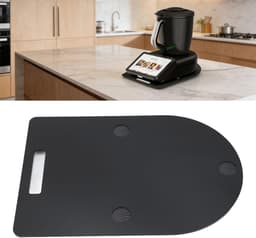 Keukenmachine Schuifplank - Aanrechtbeschermer Accessoire - Apparaat Verplaatsen - Met 4 Wielen - 40.5 x 28 cm - Zwart — thumbnail 5