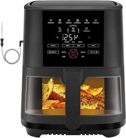 Slimme Airfryer - Olievrije Friteuse - Gezond Koken - Snelle Luchtcirculatie - 5 Qt - Zwart — thumbnail 1