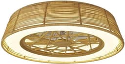Indonesische ventilator - Tafelventilator - Ruimte Koelen - Met afstandsbediening - 63 cm diameter - Gebroken — thumbnail 3