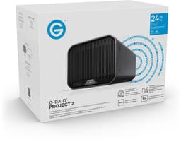 G-RAID® PROJECT 2 24TB, High-Capacity 2-Bay hardware RAID, Thunderbolt™ 3, USB-C, 7200RPM Ultrastar® Harde Schijf (HDD), tot 510MB/s schrijven. JBOD – Desktop RAID — thumbnail 5