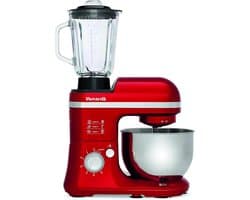 Keukenmachine - Mixer Robot - Recepten Bereiden - 6 Snelheden Pulse - 4L Kom - Rood