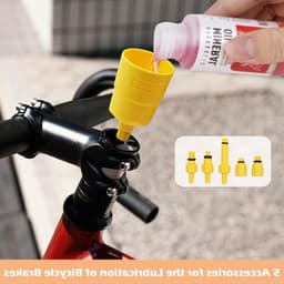 Complete Set van 17 Precisie Olie en Remvloeistof voor Fietsen - Inclusief Mineralen Olie (60ml), Eenvoudige Rem Bleed Kit voor Alle Soorten Fietsen — thumbnail 3