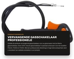 Dailygoods- Gasschakelaar 100% nieuw - Geschikt voor FS120/FS200/FS250 - Professionele afwerking - Eenvoudige installatie - Hoogwaardig kunststof - Onderdeelnummer 4128 790 1301 - Gashendel