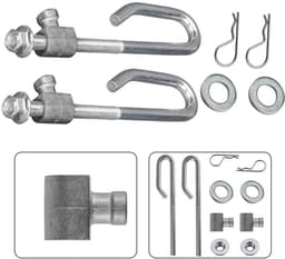 Dailygoods- Deck Lift Hanger Rod kit - Vervangt onderdeelnummers GX24864/GX21718 - Compatibel met E-serie en D-serie - Hoge kwaliteit - Voor diverse modellen - Inclusief bevestigingsmaterialen - Hefframe — thumbnail 4