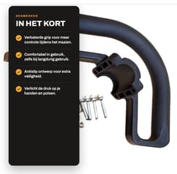 Dailygoods- Sponshandgreep Ergonomisch - Handgreep - Voorhandgreep - Zachte Handgreep - Grasmaaier - Bosmaaier — thumbnail 5