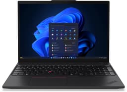 Lenovo ThinkPad T16 Gen 4 (Intel) Copilot+ PC Intel Core Ultra 7 258V Laptop 40,6 cm (16") WUXGA 32 GB LPDDR5x-SDRAM 512 GB SSD Wi-Fi 7 (802.11be) Windows 11 Pro Engels Zwart — thumbnail 1