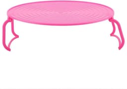 Magnetron Stoomrek - Dubbele Laags Tray - Maaltijden Opwarmen - Dubbele Laags Verwarming - 24x24x8 cm - Rood — thumbnail 1