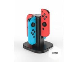 geschikt voor Nintendo Switch 4in1 joy-con lader Excl. controllers lader oplader dockstation