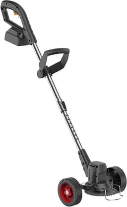 Snoerloze batterij grastrimmer Elektrische onkruideter, 21V draadloze grasmaaier Elektrische grasmaaier, voor het maaien van struiken Gazontuin Snoeien van onkruid Bloembomen — thumbnail 1