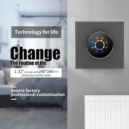 Slimme Thermostaat - App Thermostaat - Energie Besparen - WiFi Bediening - 86x86mm Inbouw - Zwart — thumbnail 5