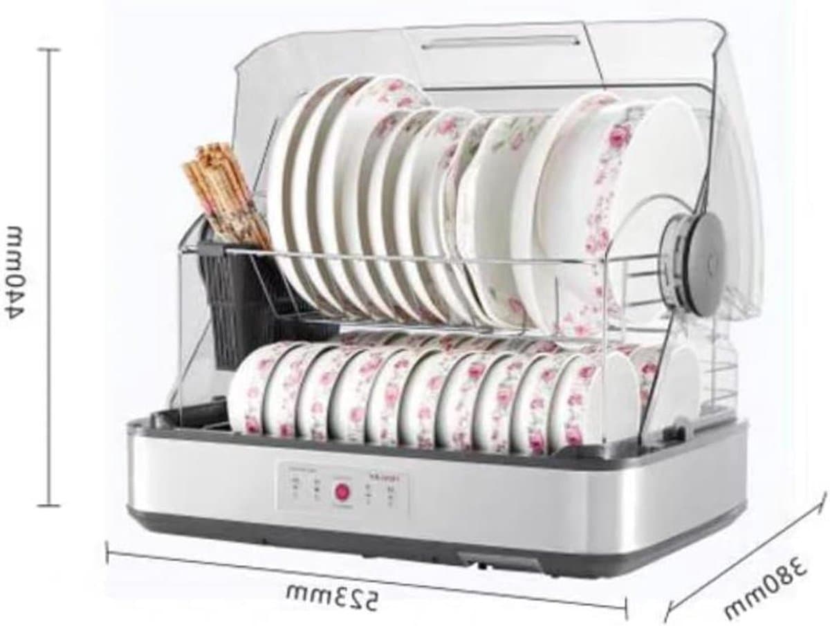 Compacte Vaatwasser - Desinfectie Kast - Servies Drogen - Hoge Temperatuur - 45 Liter - Wit — afbeelding 1