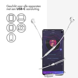 imoshion Bedrade Oordopjes met USB-C Aansluiting - Oortjes met Draad - Wit — thumbnail 5