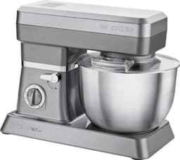 Clatronic KM 3630 Food Processors, 8 Speeds (0/1/2/3/4/5/6 + Pulse) - 6.3 Litre Stainless Steel Bowl, 1200 Watt, Titanium — thumbnail 1