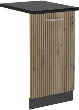 Vaatwasserpaneel 45 cm – Artisan Eiken en Antraciet – Flexibele Keukenmodule — thumbnail 1