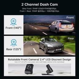 Dash camera DDPAI Z40 GPS DUAL 2.7K 1944p/30fps WIFI — thumbnail 2