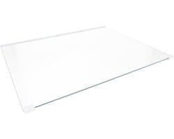 Glazen Plank - Koelkast Plaat - Koeling Repareren - Universeel Model - 46x36cm - Wit Rand