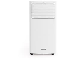 CREATE - Mobiele airco 4-in-1 WiFi 12000 BTU met warmtepomp - Wit - Met afvoerset voor schuifraam en draai-kiepraam - SILKAIR DUAL CONNECT 12000