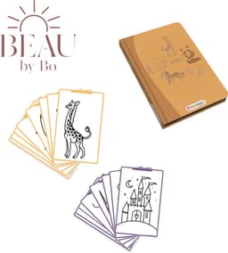 BEAU by Bo Kidywolf Kidydraw Mini Tekenboek met LCD-scherm Dieren + Refill Once upon a time & Animals — thumbnail 1